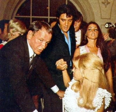 Elvis and Priscilla Presley, Frank and NancySinatra