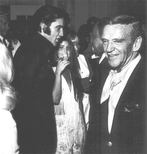 Elvis and Priscilla and Fred Astaire